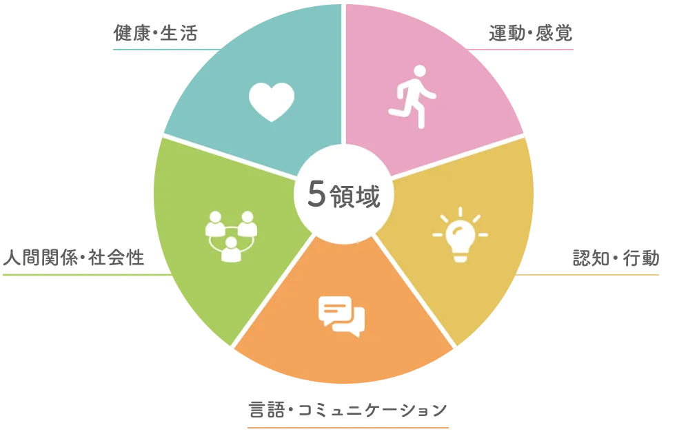 ５領域円グラフ